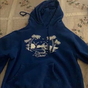 blue dark seas hoodie